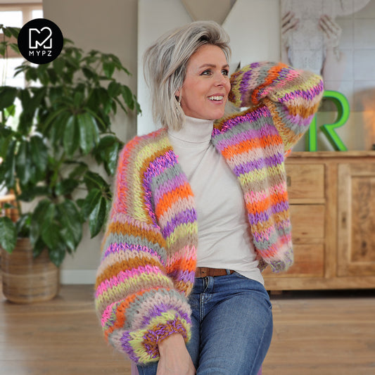 MYPZ Short Chunky Mohair Cardigan Wow!