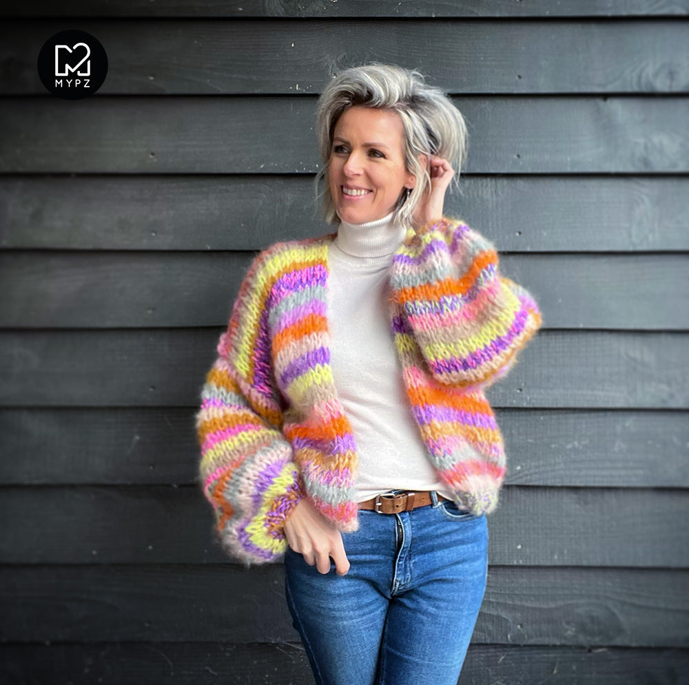 Breipakket – MYPZ kort Chunky Mohair vest Wow! No.15 (ENG-NL)