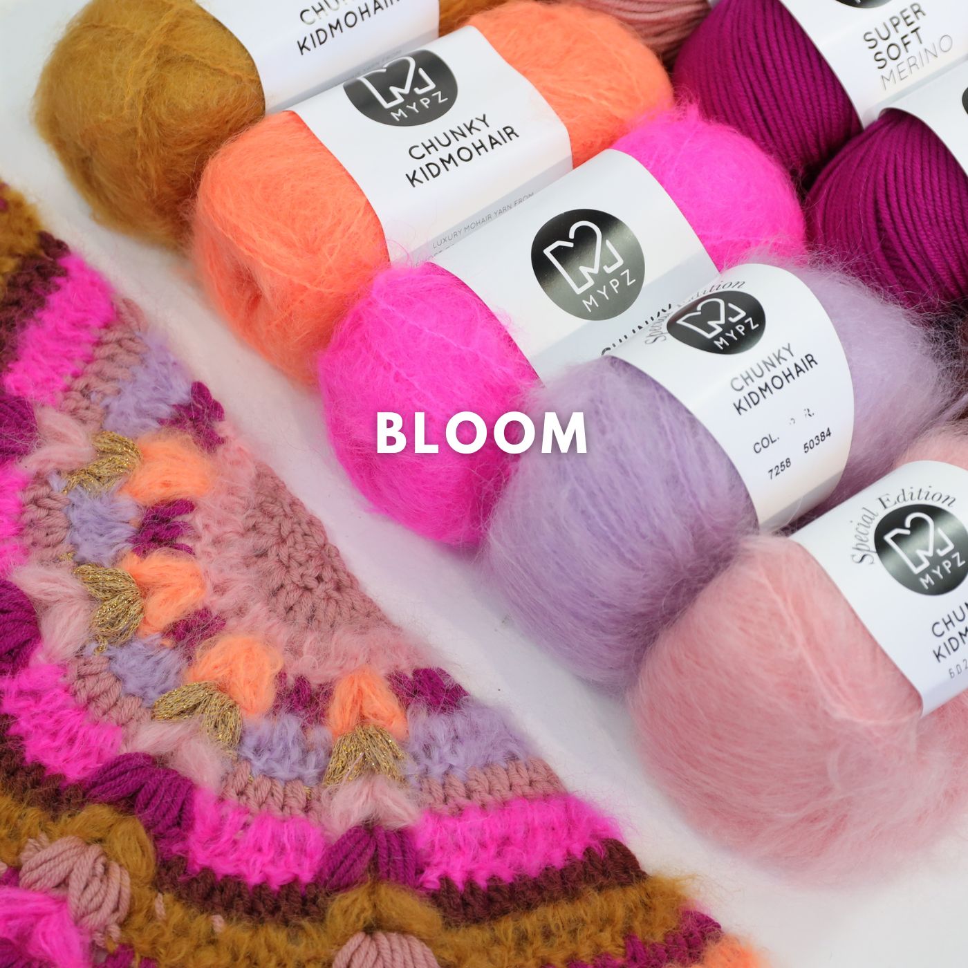Haakpakket - MYPZ Boho omslagdoek CAL (ENG-NL-DE-FR-ES)