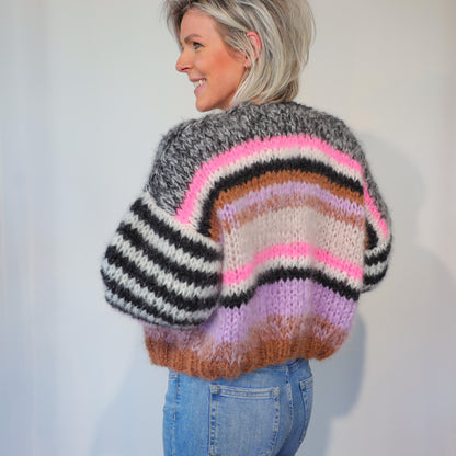 Breipakket – Kort Chunky Mohair Vest Alex No.12 (ENG-NL-DE)