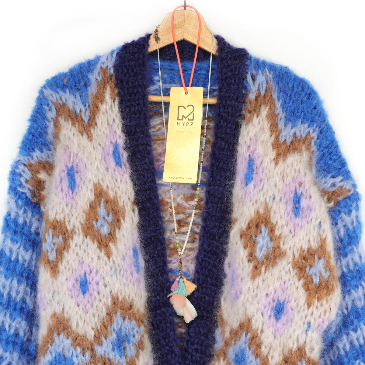 Knit pattern – Chunky Mohair Jacket Alpine Breeze No.12 (ENG-DE-NL-ES-FR-IT-DA-SV-NO)