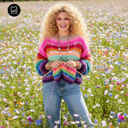 Breipakket – MYPZ Light Mohair pullover BOWBOW No10 (ENG-NL-DE)