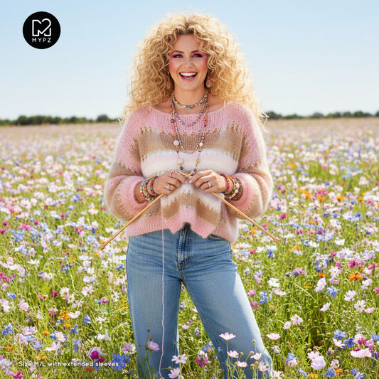 Breipakket – MYPZ Light Mohair top Beige No10 (ENG-NL-DE)