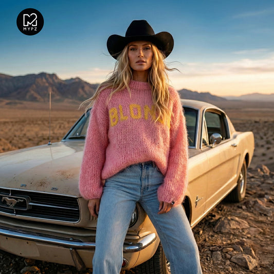 Breipatroon – MYPZ Light Mohair trui Blonde No8 (ENG-DE-NL)