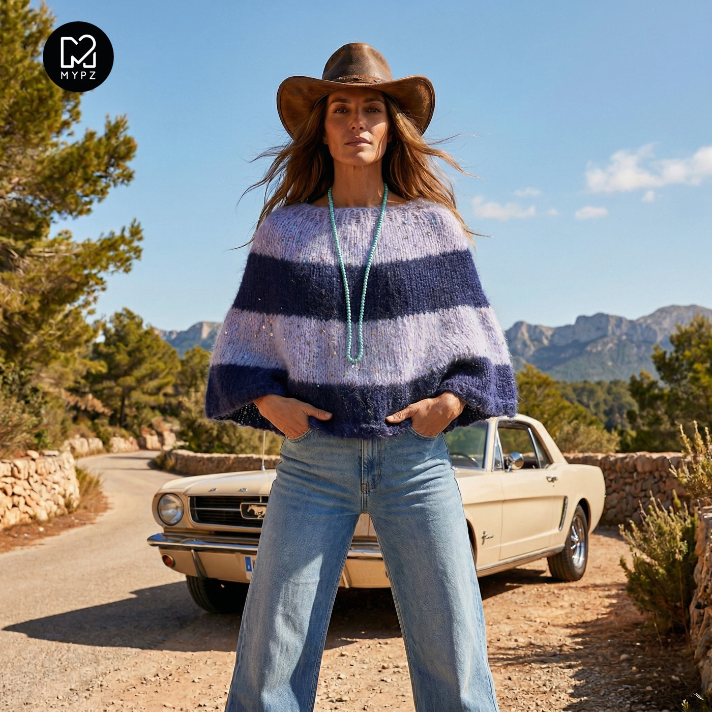 Knitting pattern – MYPZ Moonlight Sparkle Cape No8 (ENG-NL-DE)