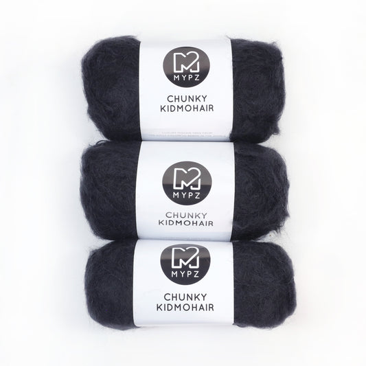 MYPZ Chunky Kidmohair DK – Black