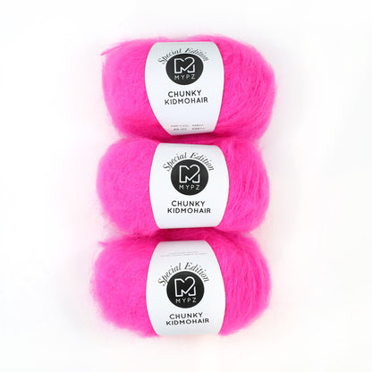 MYPZ Chunky Kidmohair DK Special Edition – Neon Pink