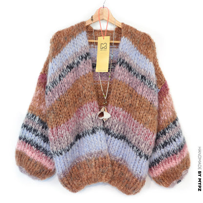 Knit Pattern – MYPZ Chunky Mohair Cardigan Walnut No.15 (ENG-DE-NL-ES-FR-IT-DA-SV-NO)
