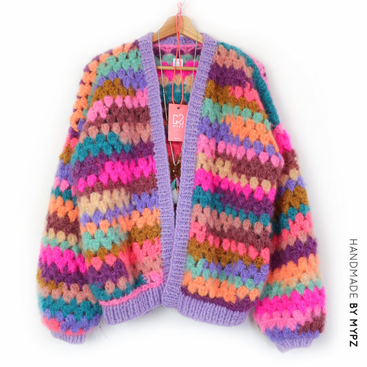 MYPZ Chunky Mohair Cardigan Fiesta