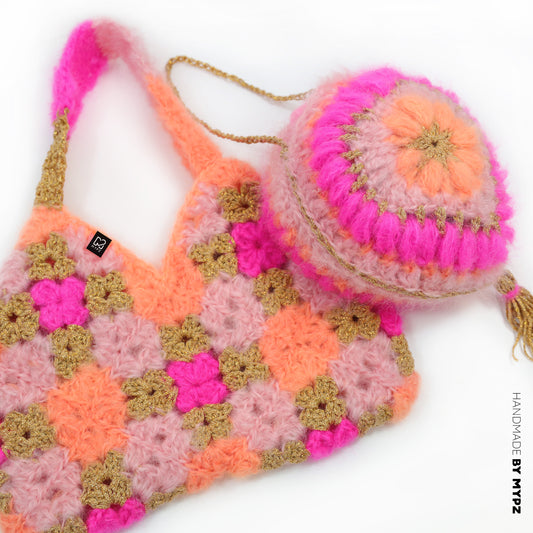 Haakpakket - MYPZ 3D Hart tas + Diamonds tas (ENG-NL-DE-FR-ES)