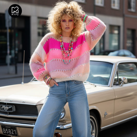 Breipatroon – MYPZ Light Mohair pullover Evita No10 (ENG-NL-DE)