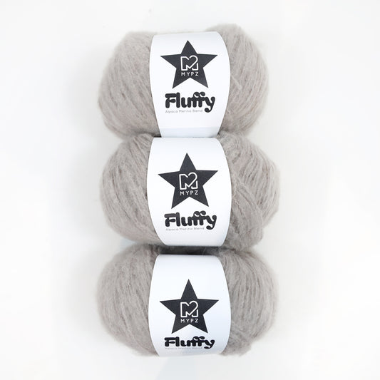 MYPZ Fluffy Light Grey