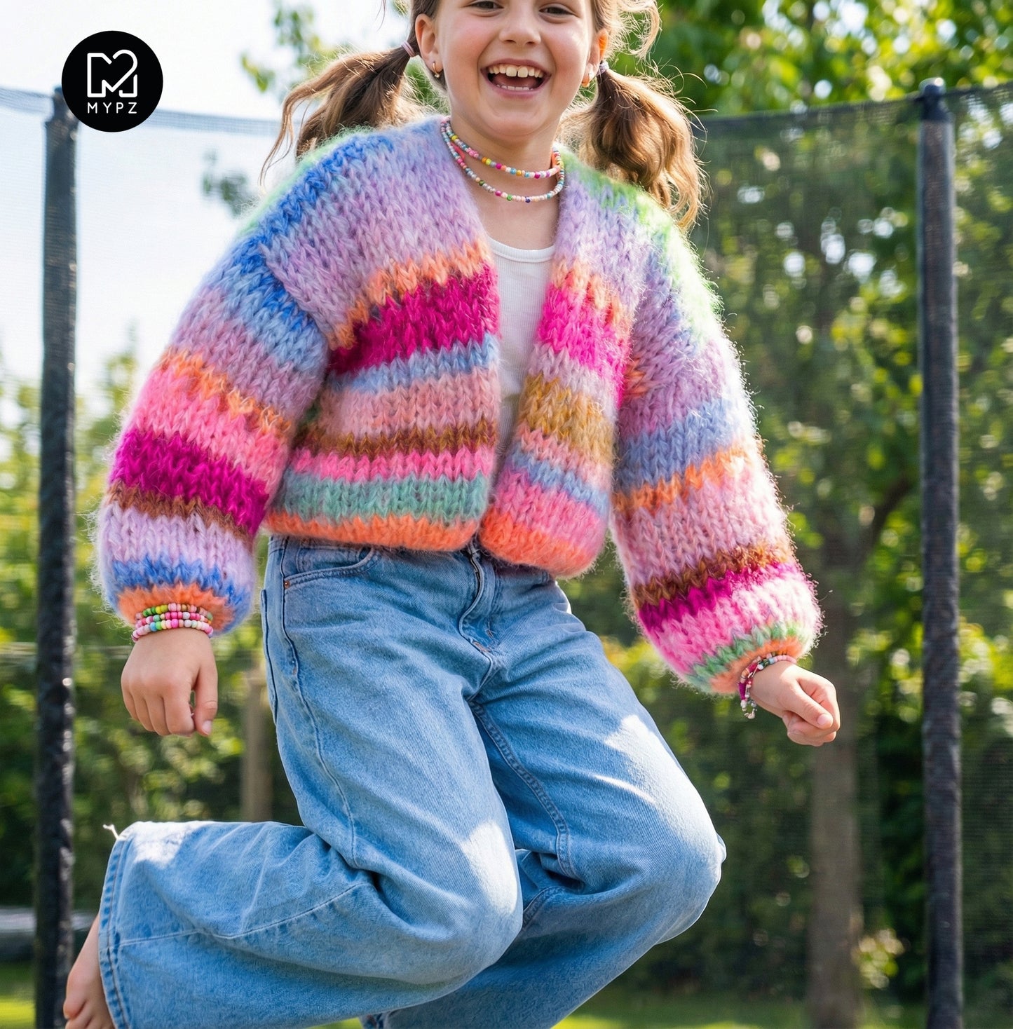 Breipatroon – MYPZ Chunky Mohair vest GIRLZ No12 (ENG-NL-DE)