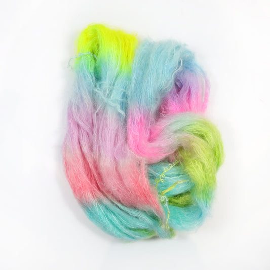 MYPZ Chunky kidmohair – hand-dyed Happy Forest Ultra Light