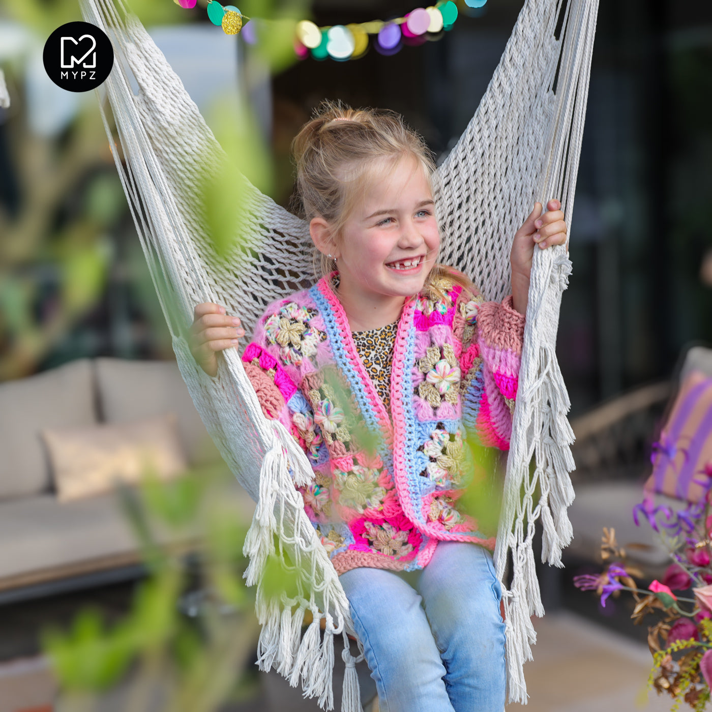 Haakpakket - Flowergranny vestje Fusion voor kinderen