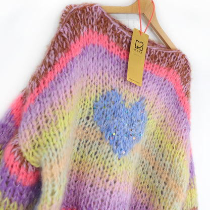 Breipakket – MYPZ korte Chunky Alpaca-Mohair trui Lake No15 (ENG-NL-DE)