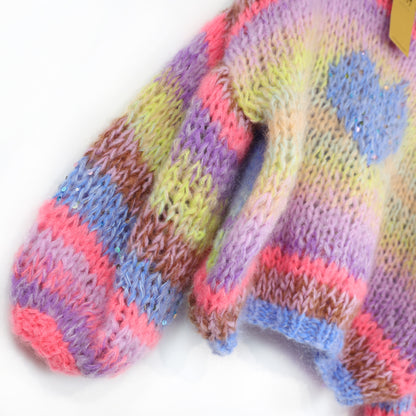 Breipakket – MYPZ korte Chunky Alpaca-Mohair trui Lake No15 (ENG-NL-DE)