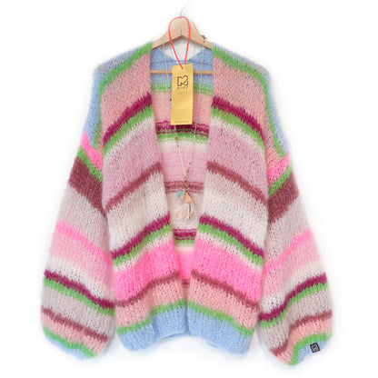 Breipakket – MYPZ Basic Light Mohair Cardigan Candy Clouds No10 (ENG-NL-DE)