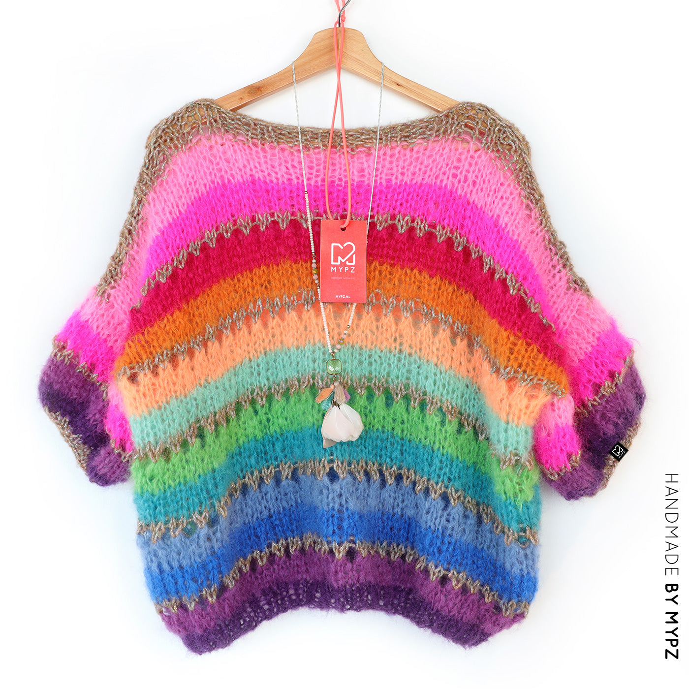 Knitting kit – MYPZ Basic Light Mohair Top Bowie No10 (ENG-NL-DE-FR)