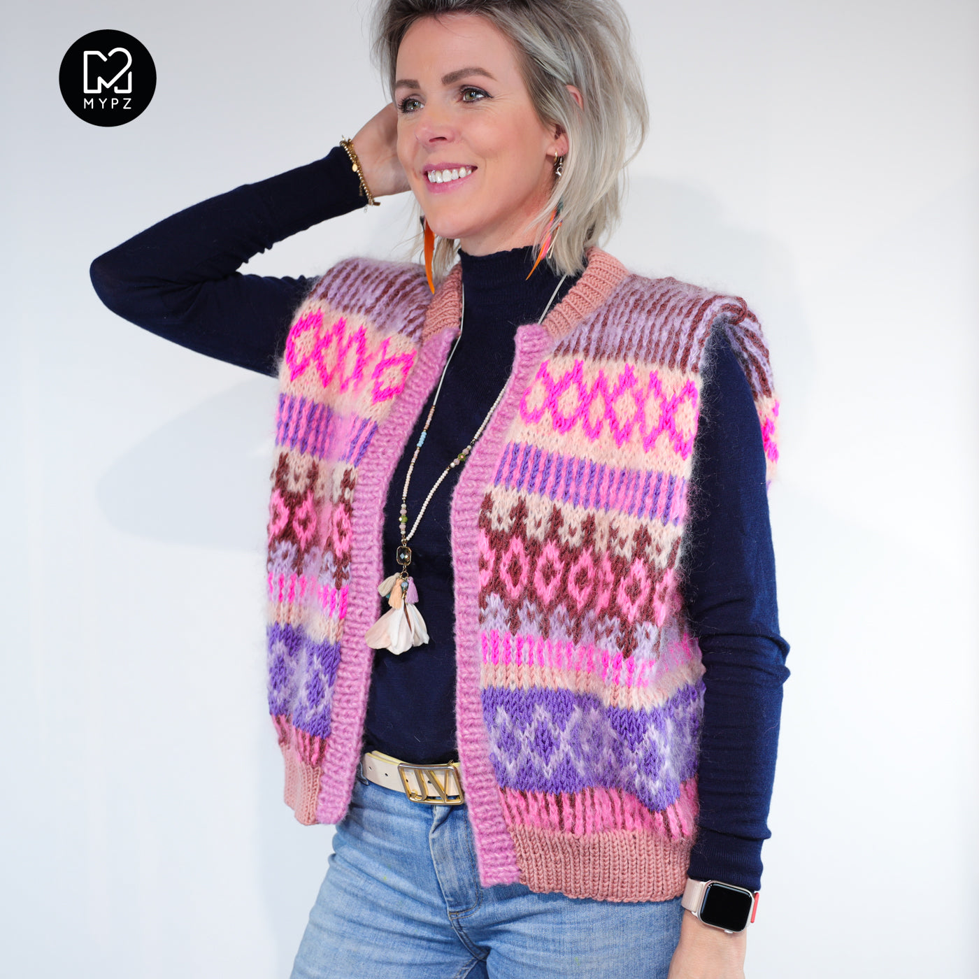 Breipatroon – MYPZ Nordic gilet True Love No6 (ENG-NL)