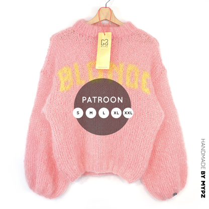 Knit pattern – MYPZ Light Mohair Pullover Blonde No8 (ENG-DE-NL)