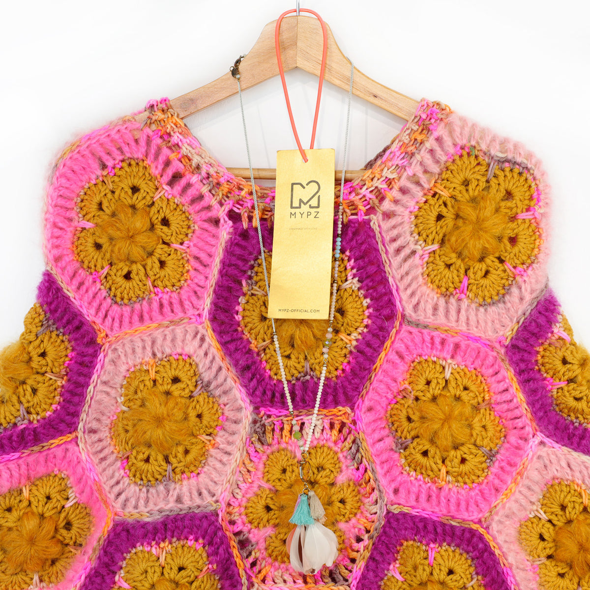 Haakpakket - MYPZ Poncho Pecan (ENG-DE-NL-ES-FR-IT-DA-SV-NO)