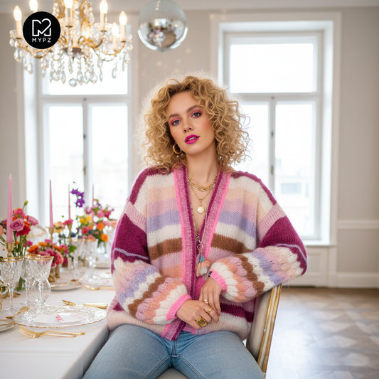 Rosy Sunset cardigan