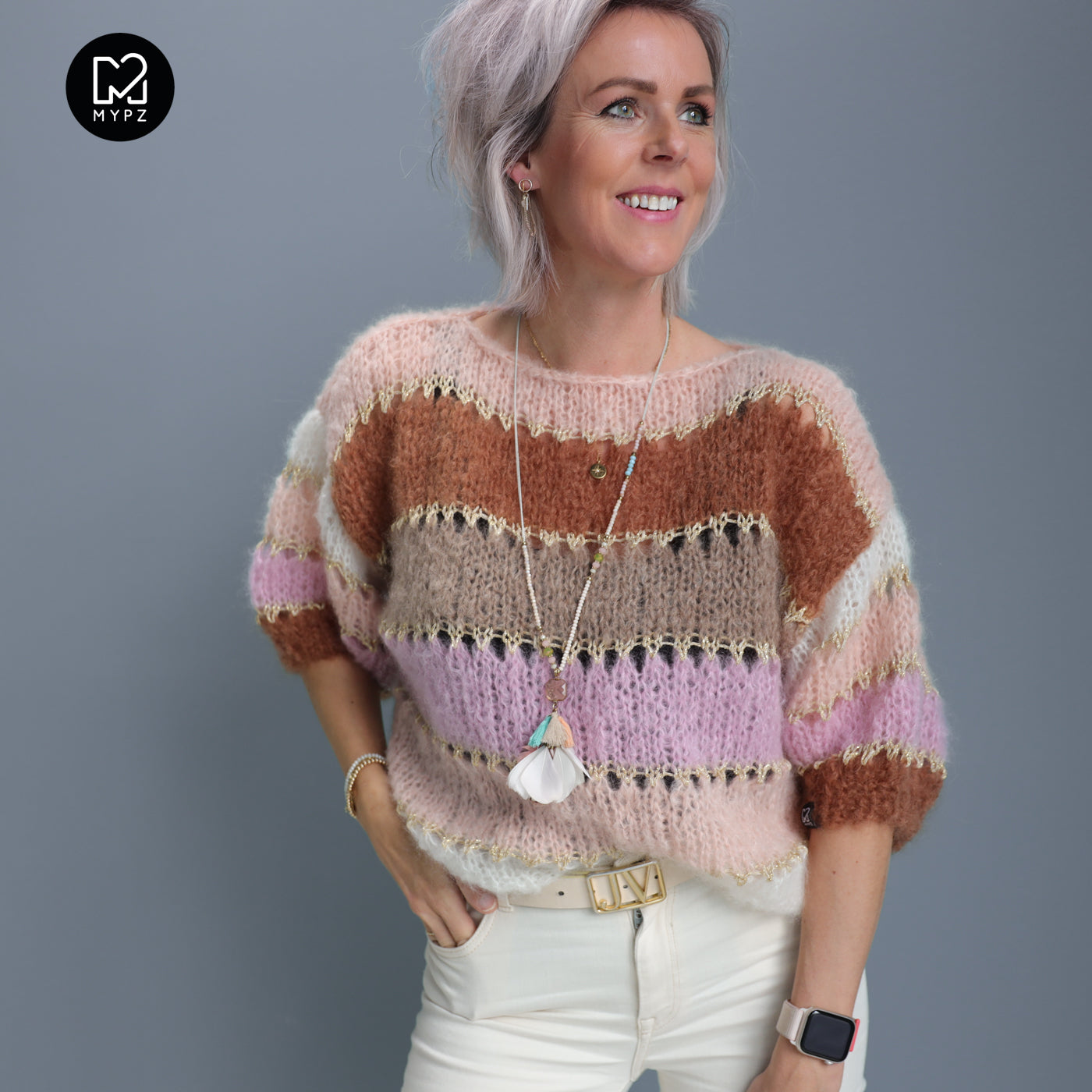 Breipakket – MYPZ Light Mohair top Sand No10 (ENG-NL-DE)