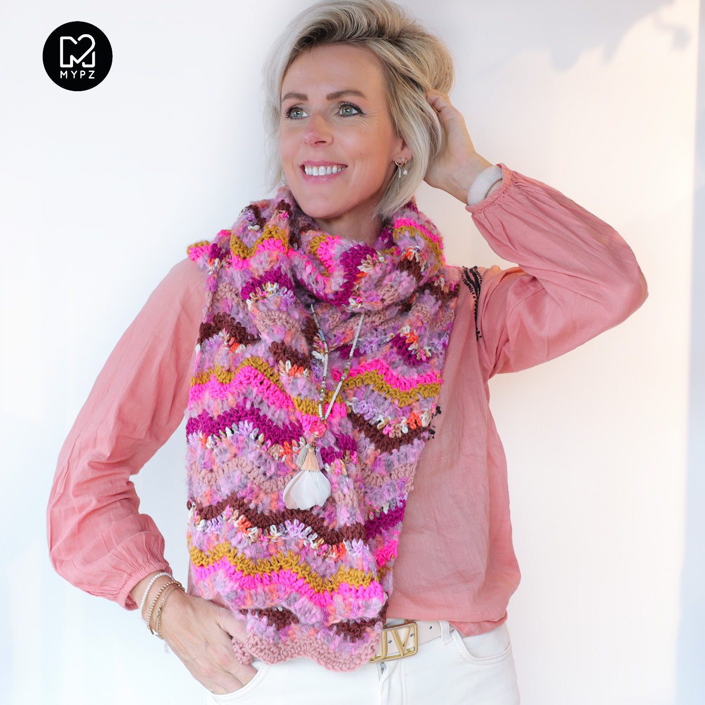 Haakpakket – MYPZ scarf Sienna (ENG-NL)