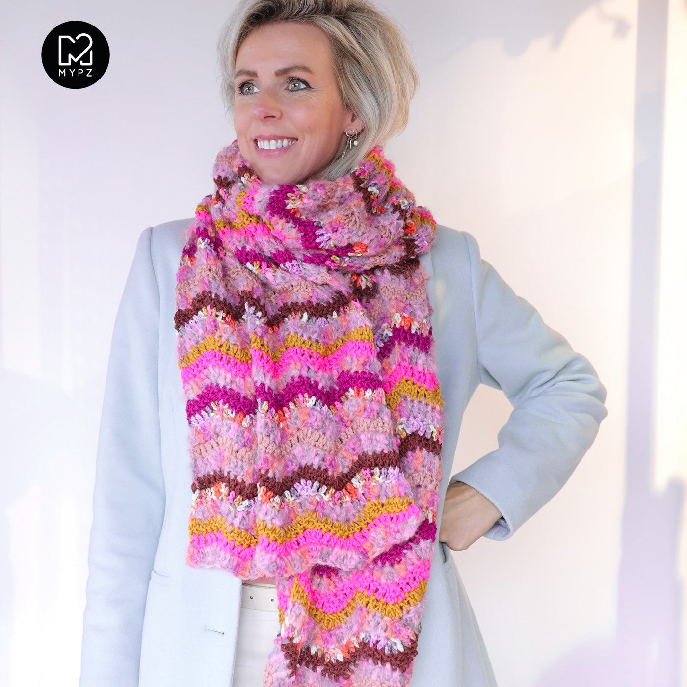 Haakpakket – MYPZ scarf Sienna (ENG-NL)