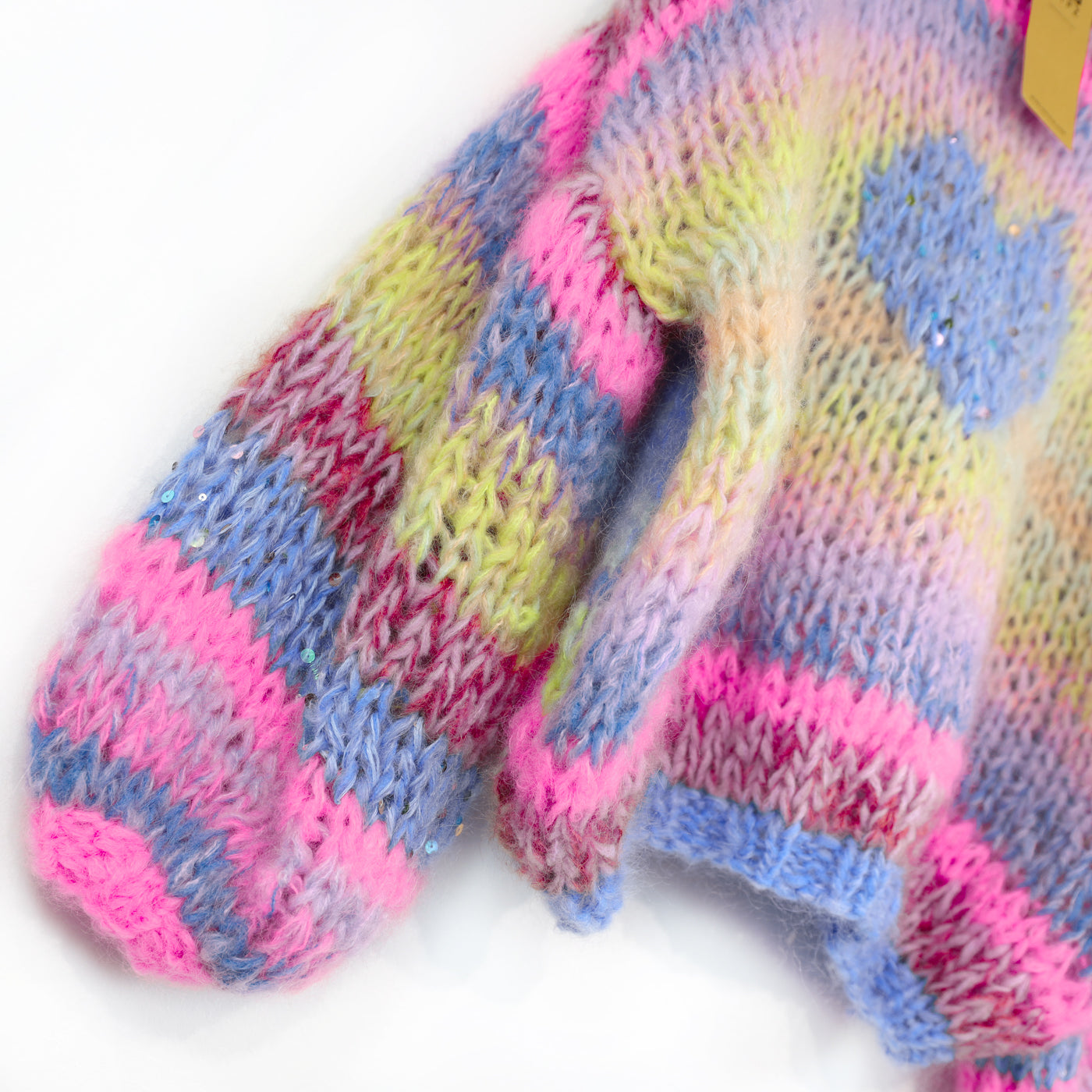 Breipakket – MYPZ korte Chunky Alpaca-Mohair trui Sunset Rave No15 (ENG-NL-DE)