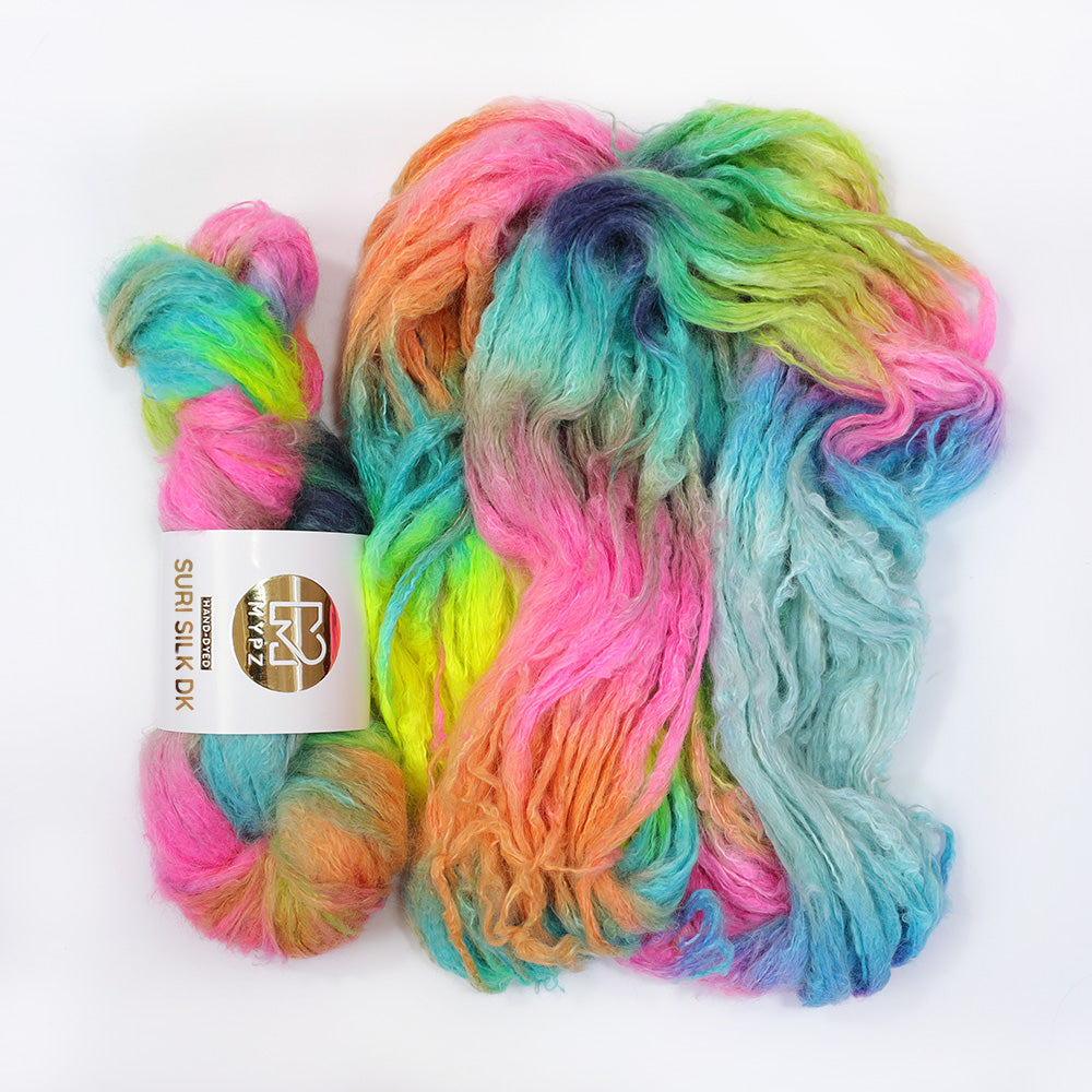 MYPZ Suri Silk DK – hand-dyed Happy Forest