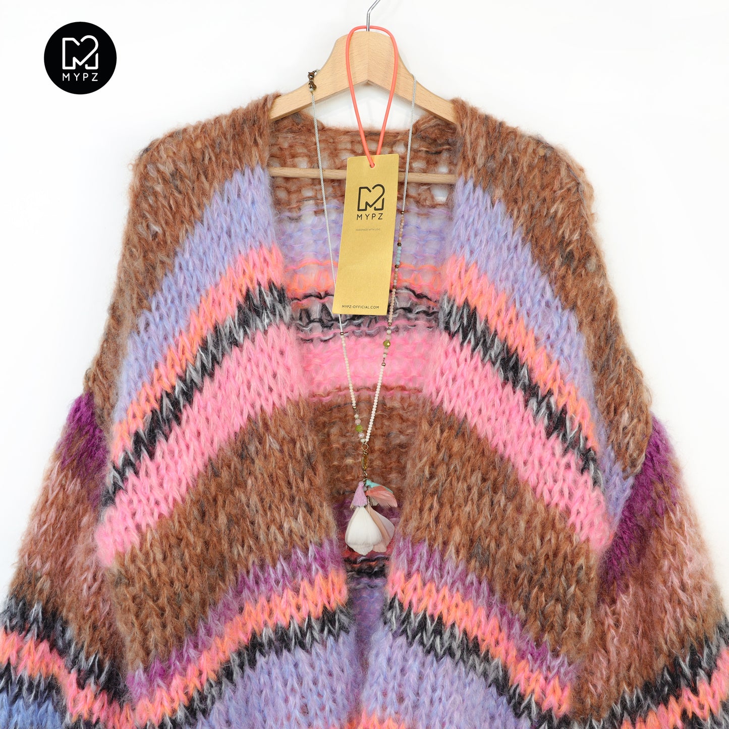 Breipakket – MYPZ Chunky Mohair Vest Tiger No.15 (ENG-NL-DE)