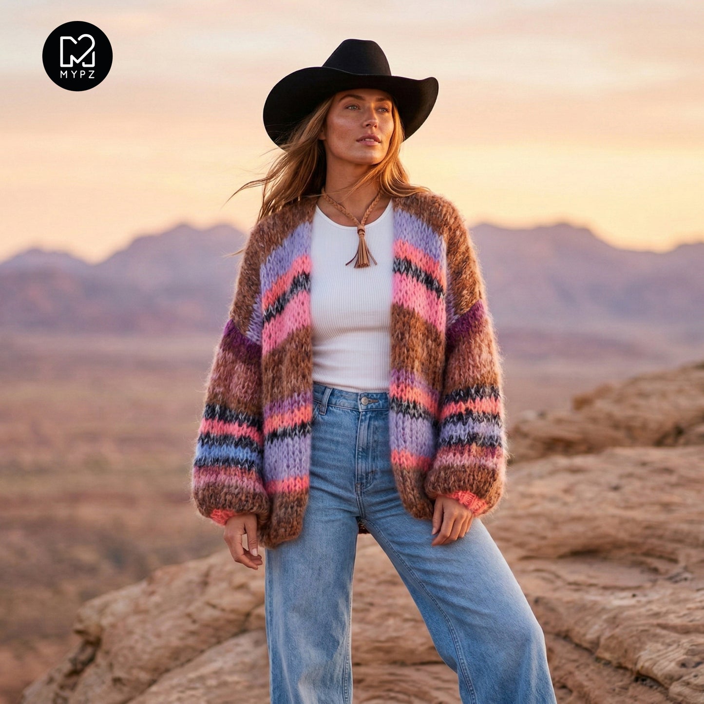 Breipakket – MYPZ Chunky Mohair Vest Tiger No.15 (ENG-NL-DE)