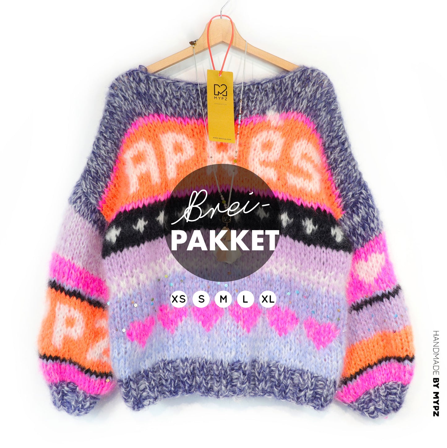 Knitting Kit – MYPZ Chunky Mohair Pullover Après Ski no9 No.9 (ENG-NL-DE)