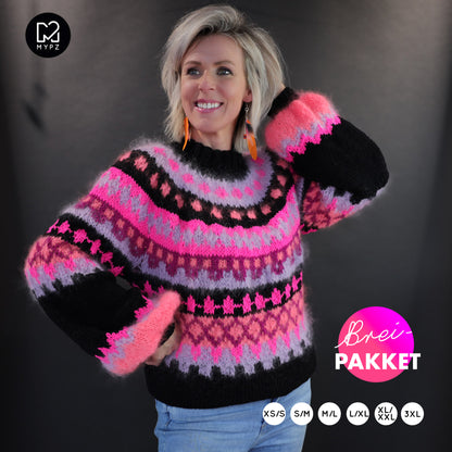 Breipakket – MYPZ top-down trui Ziggy No6 (ENG-NL-DE)