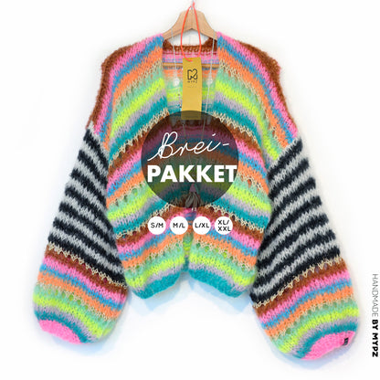 Breipakket – MYPZ Light Mohair Cardigan Magic No10 (ENG-NL-DE)