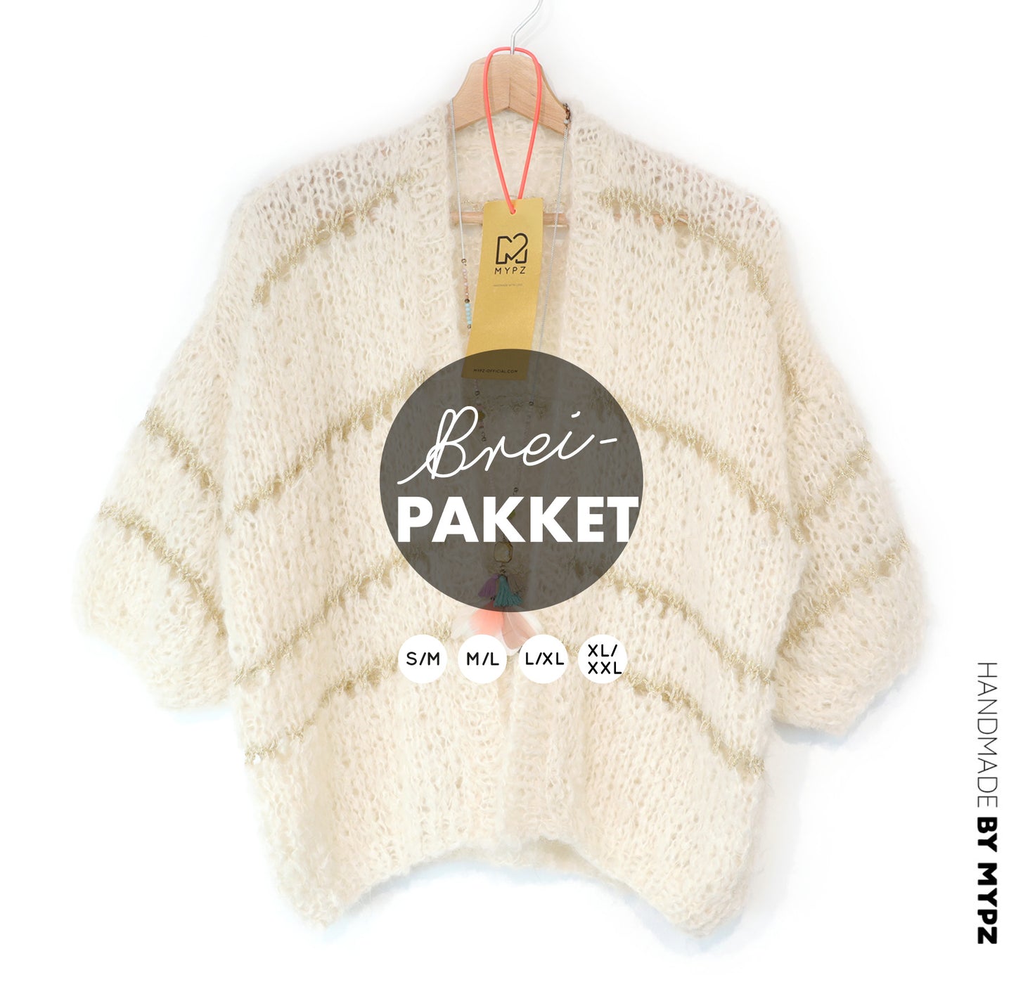 Breipakket – MYPZ Light Alpaca vest Morning Meadow No10 (ENG-NL-DE)