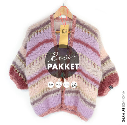 Breipakket – MYPZ Short Light Mohair Cardigan Emma No10 (ENG-NL-DE)