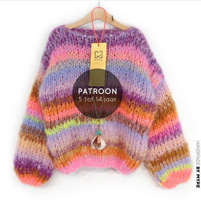 Breipatroon – MYPZ Chunky Mohair Pullover Fairy Fluff No12 (ENG-NL-DE)