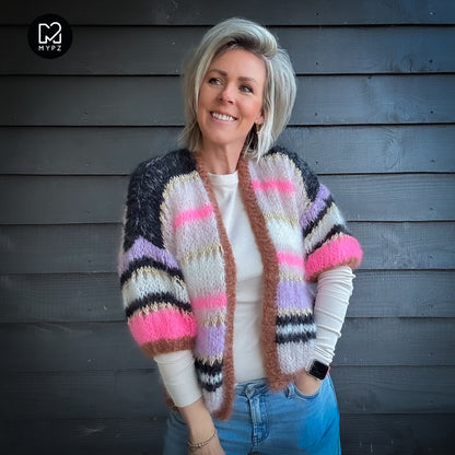 Breipakket – MYPZ Light Mohair Vest Alexia No10 (ENG-NL-DE)
