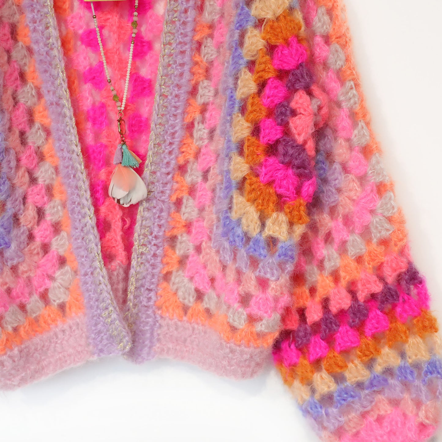 Haakpatroon - MYPZ Hexagon Cardigan Pink Vibes (ENG-NL-DE)