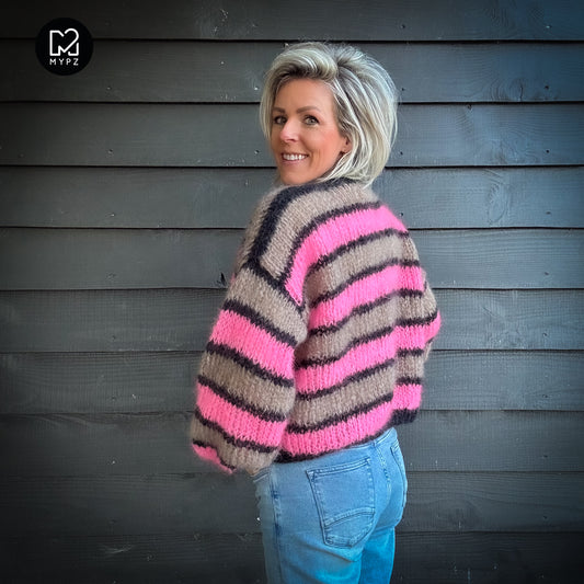 Breipakket – MYPZ kort Light Mohair vest Zumy No10 (ENG-NL-DE)