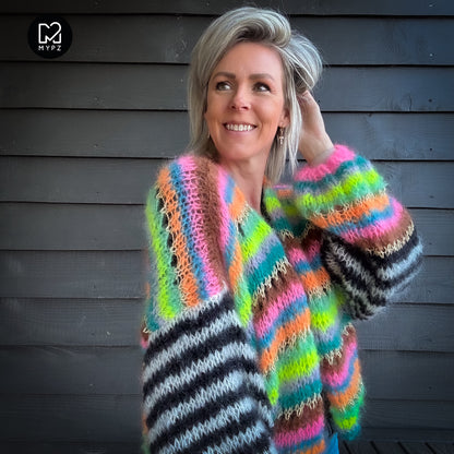 Breipakket – MYPZ Light Mohair Cardigan Magic No10 (ENG-NL-DE)