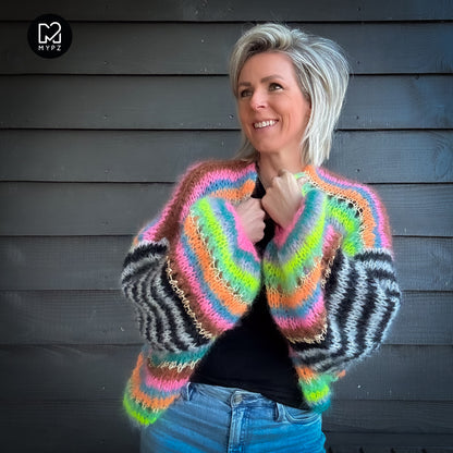Breipakket – MYPZ Light Mohair Cardigan Magic No10 (ENG-NL-DE)