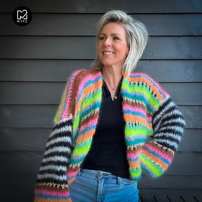 Breipakket – MYPZ Light Mohair Cardigan Magic No10 (ENG-NL-DE)