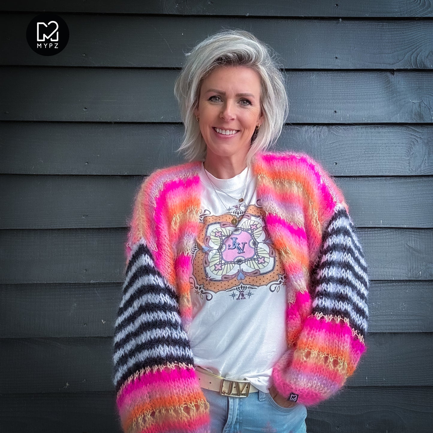 Breipakket – MYPZ Light Mohair Cardigan Pink Magic No10 (ENG-NL-DE)