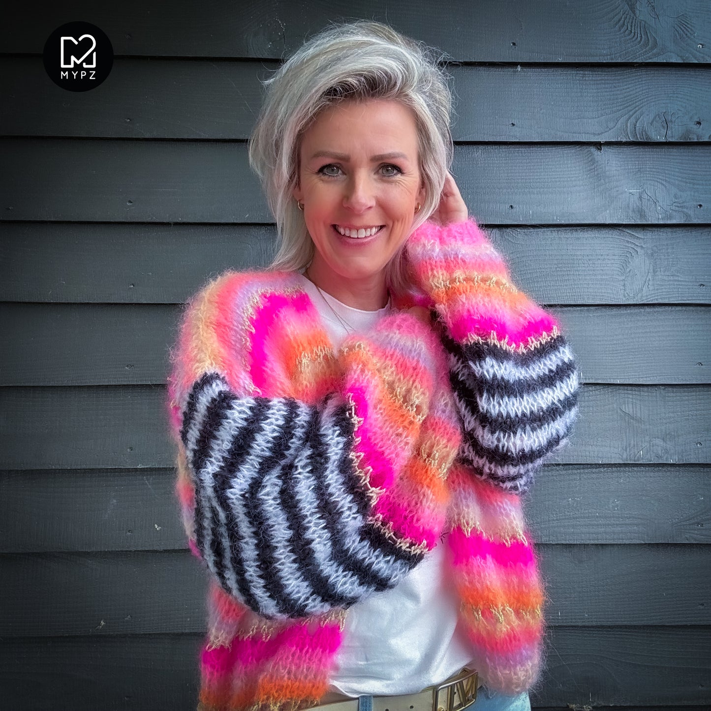 Breipakket – MYPZ Light Mohair Cardigan Pink Magic No10 (ENG-NL-DE)