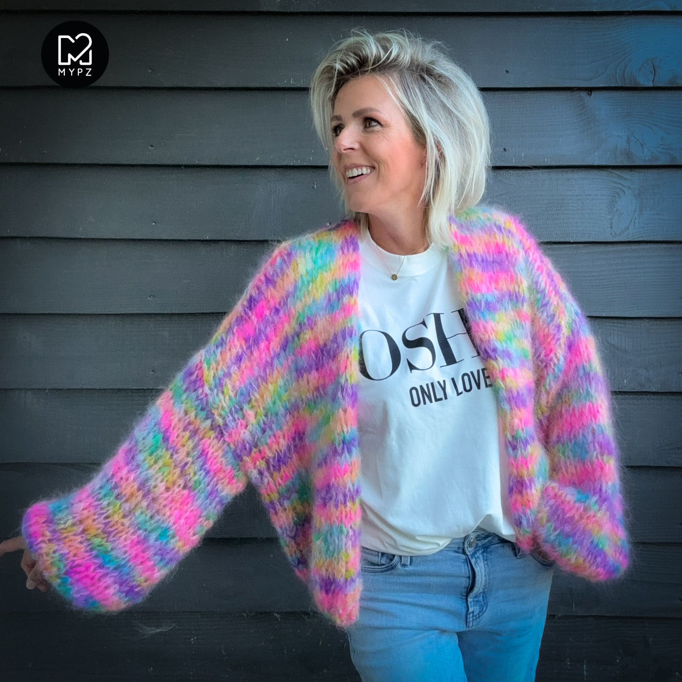 Breipakket – MYPZ Short Chunky Mohair Cardigan Maia No.15 (ENG-NL-DE)