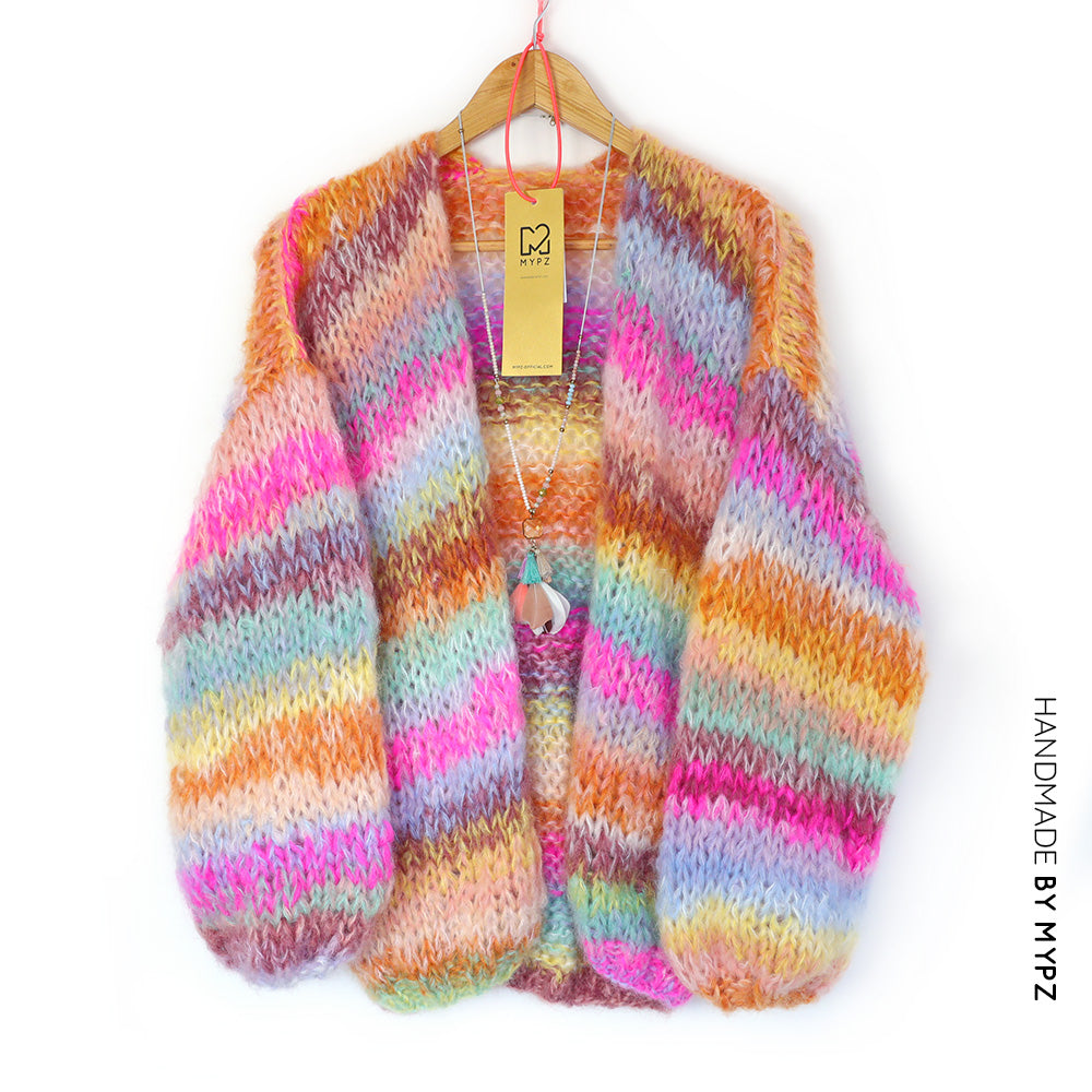 Breipakket – MYPZ Chunky Mohair vest Bright Moments No.15 (ENG-NL-ES)